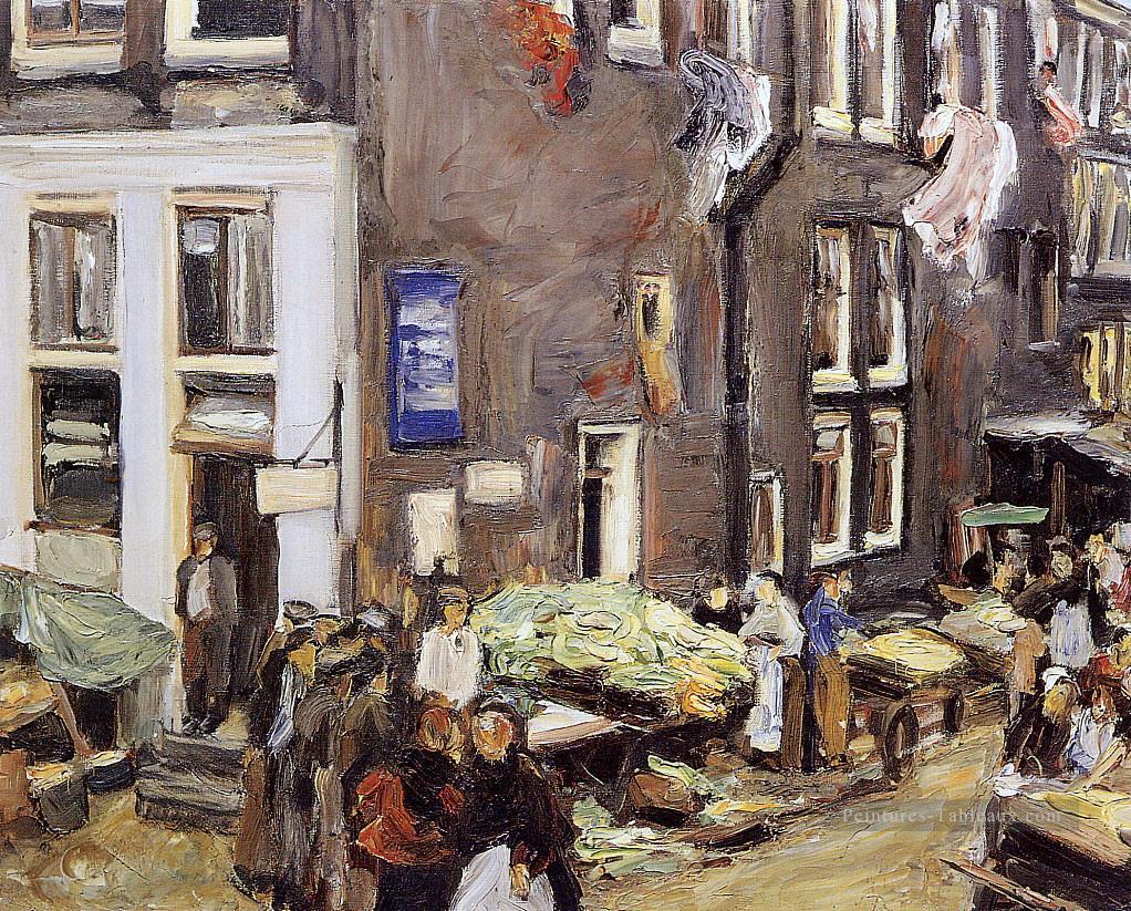 quartier juif à Amsterdam 1905 Max Liebermann impressionnisme allemand Peintures à l'huile
